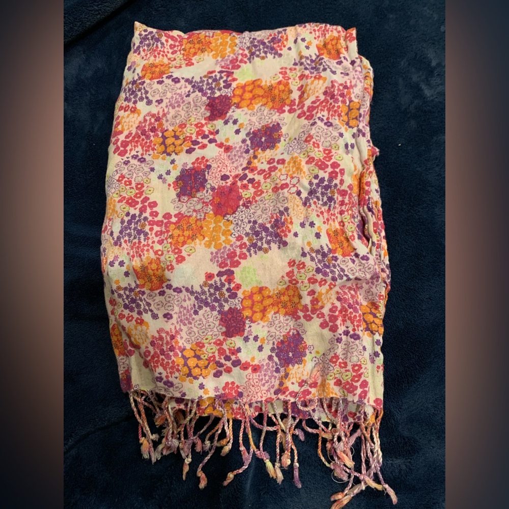 Pink, Orange and Purple Accessory Scarf
